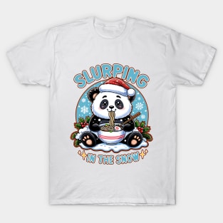 Noodle Panda, Winter Comfort Food T-Shirt